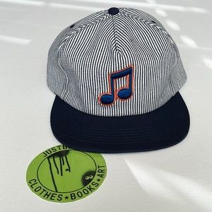 Bianca Chandon Striped Music Note Trucker Cap